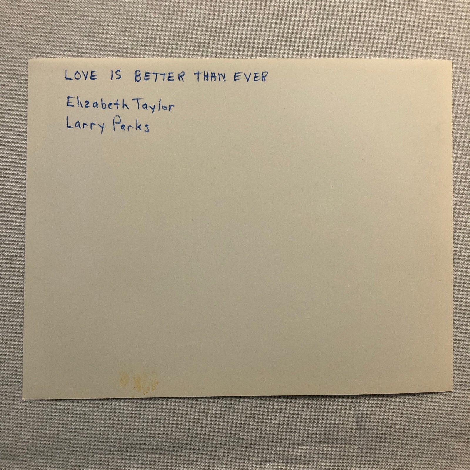 Elizabeth Taylor Larry Parks Love is Better than Ever Movie Film Photo Print