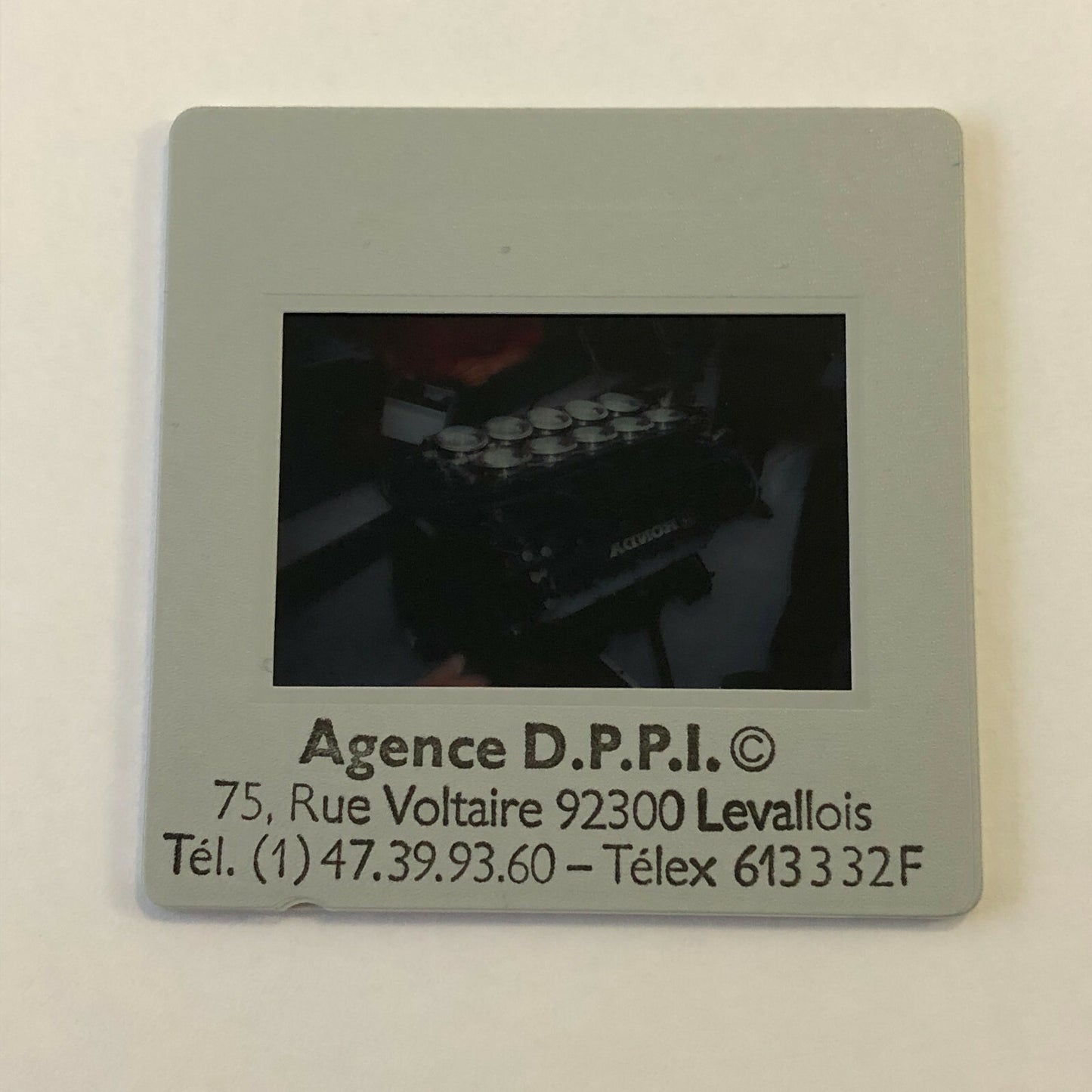 Honda Racing V10 Formula One Engine DPPI 35MM Press Photo Slide F1 Racing
