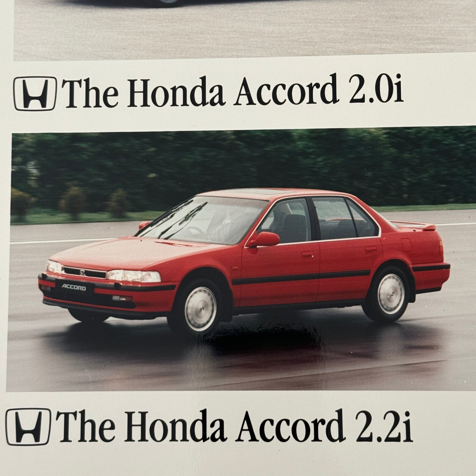 Honda Accord Sedan Car Photo Photograph 2.0i 2.2i