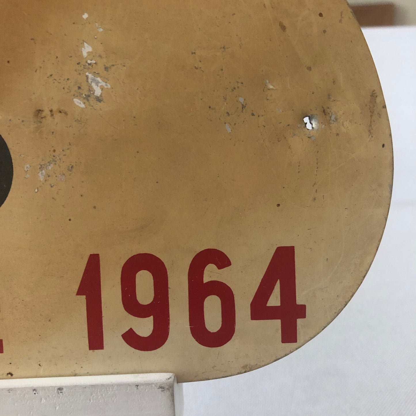 1964 Radio Rallye Car Rally Participant Plate w/ Martini Ad