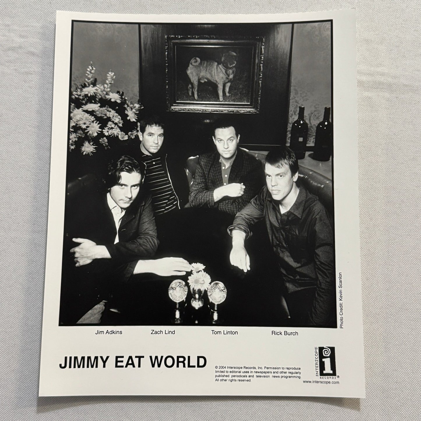 Jimmy Eat World Music Publicity Press Photo Photograph 2004