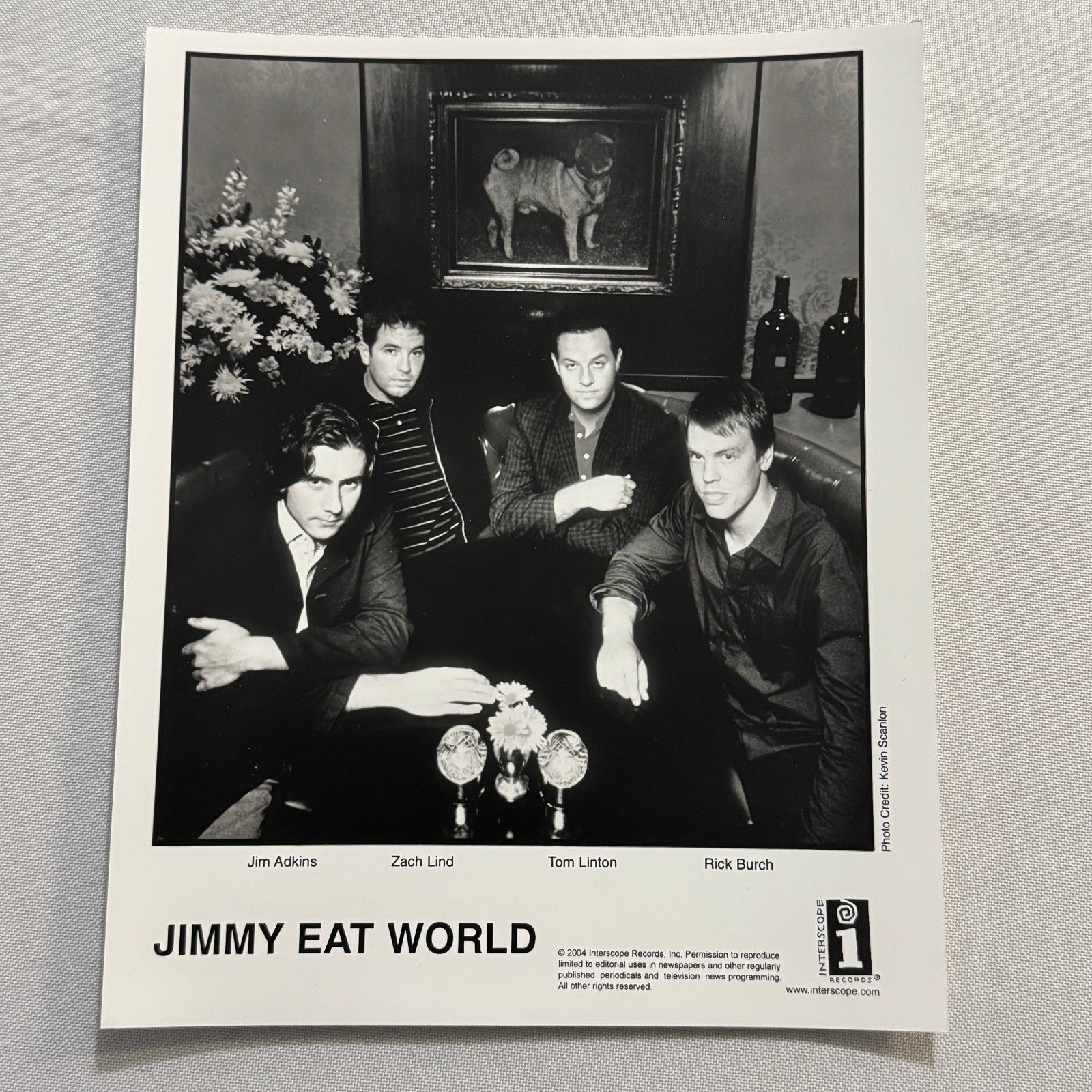Jimmy Eat World Music Publicity Press Photo Photograph 2004