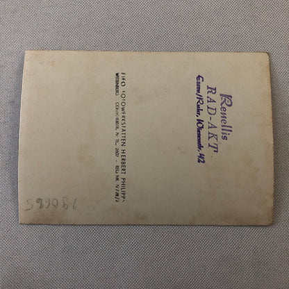 Circus Performer Man Woman on Bicycle Balancing Act Real Photo Postcard RPPC