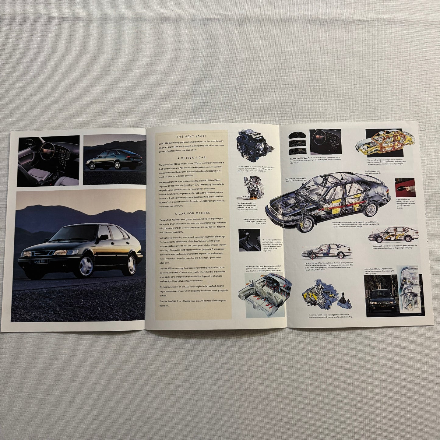 1993 Saab 900 Car Sales Brochure Catalog Advertising