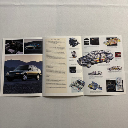 1993 Saab 900 Car Sales Brochure Catalog Advertising