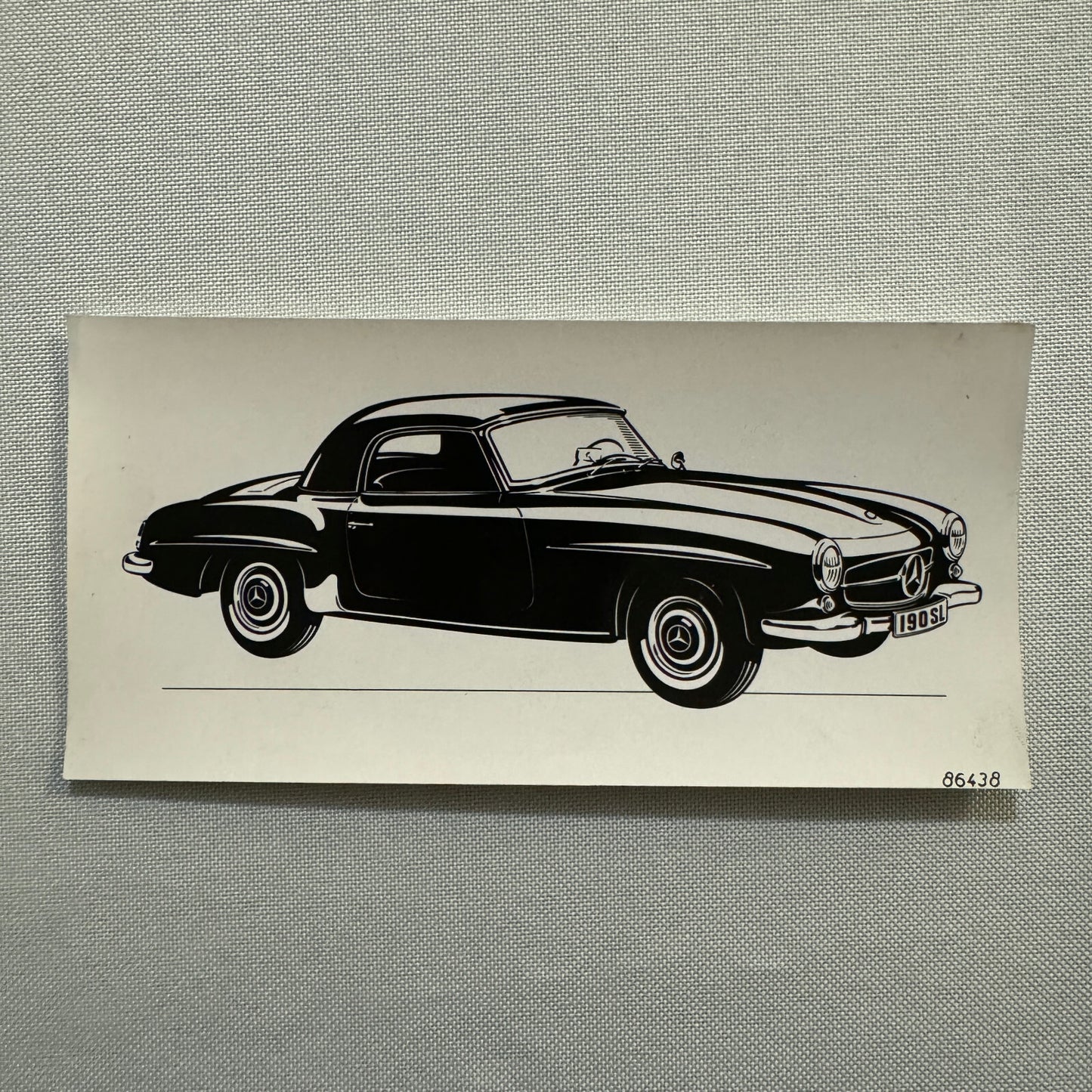 Vintage Mercedes 190SL 190 SL Roadster Hardtop Photo Photograph Lot 5x