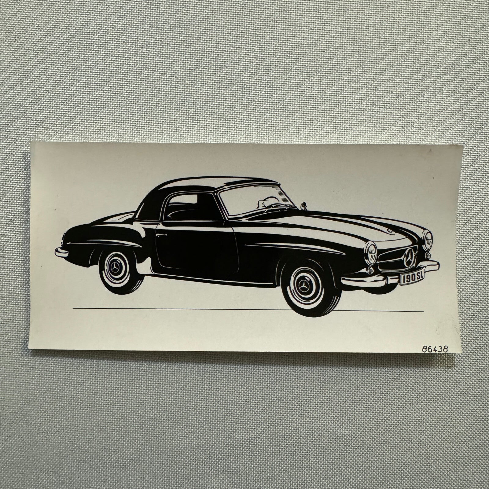 Vintage Mercedes 190SL 190 SL Roadster Hardtop Photo Photograph Lot 5x