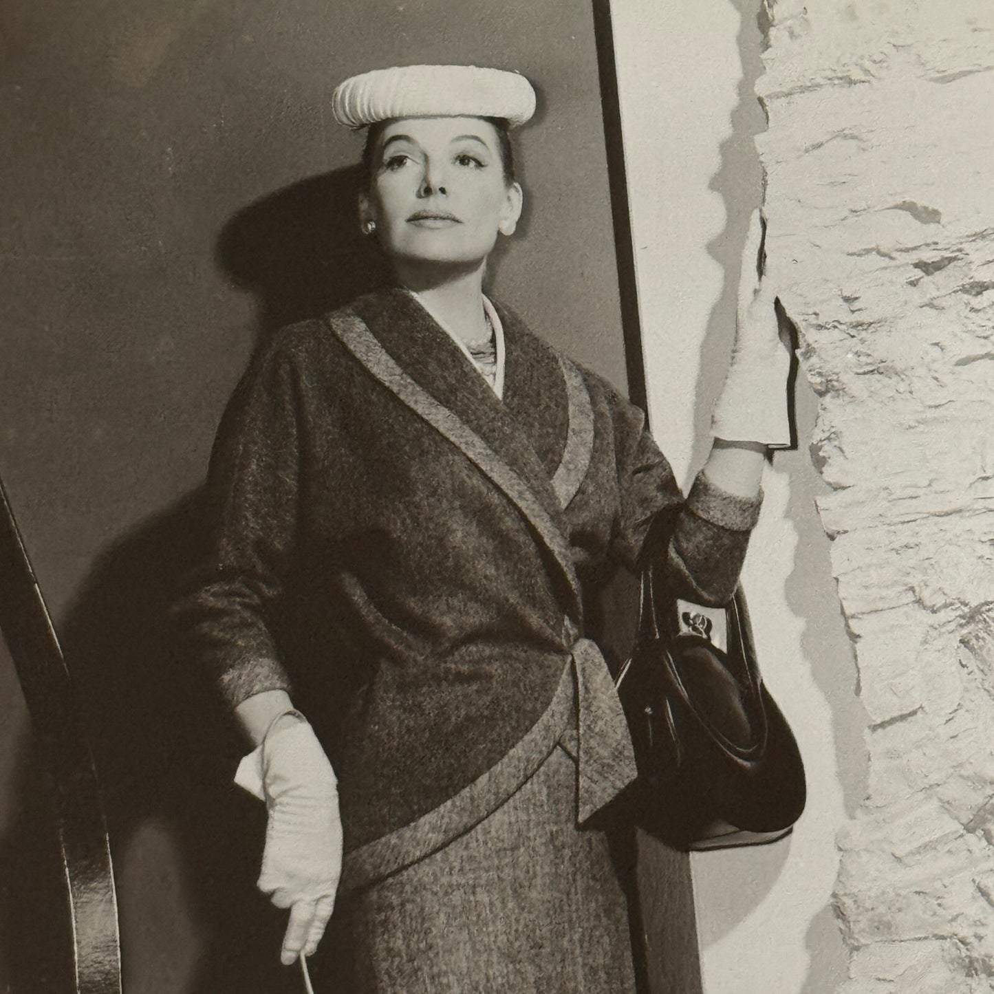 Vintage Movie Photo Photograph Actress with Dog Unidentified