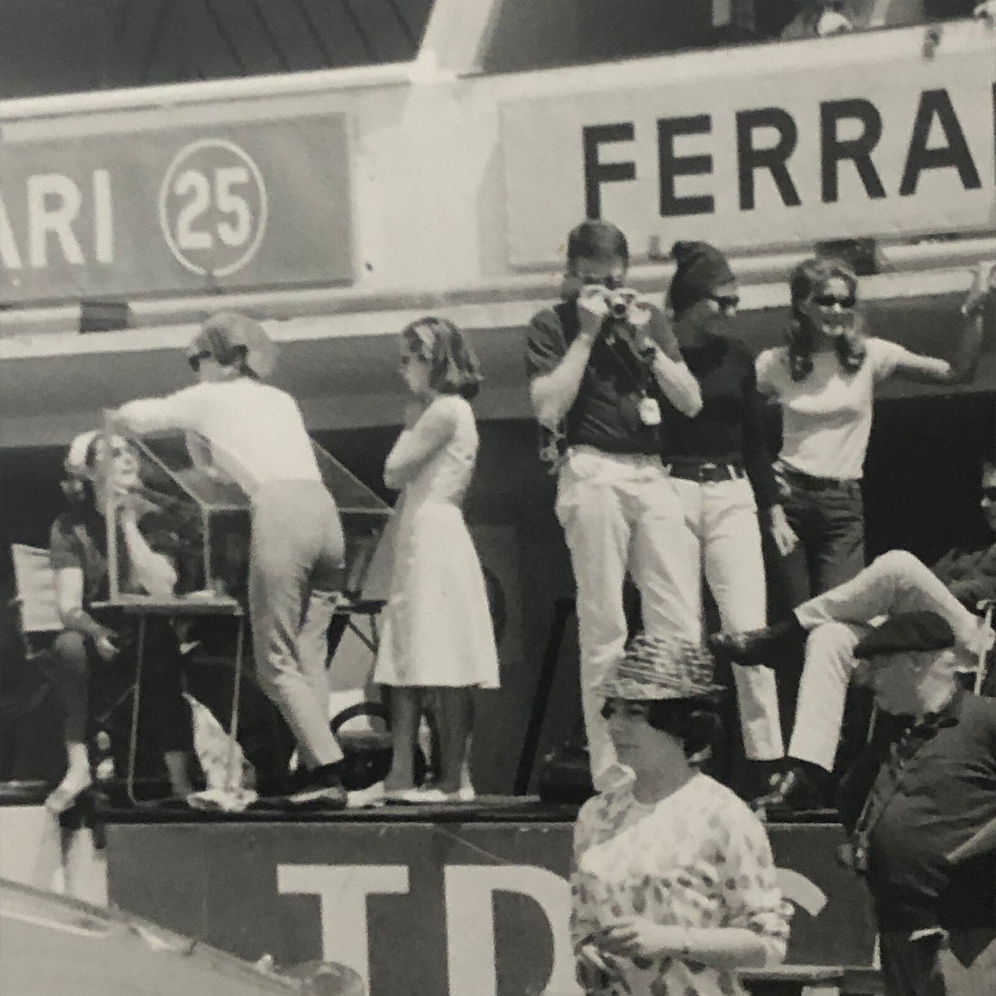 1963 Rover BRM at LeMans Racing Photo Photograph Print Vintage