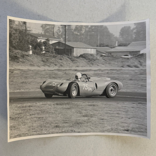 Vintage Racing Photo Photograph Campbell Corvette Special Bob Harris Car