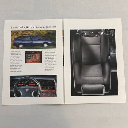 Lancia Dedra SW Station Wagon Car Sales Brochure Catalog Dedra German Text