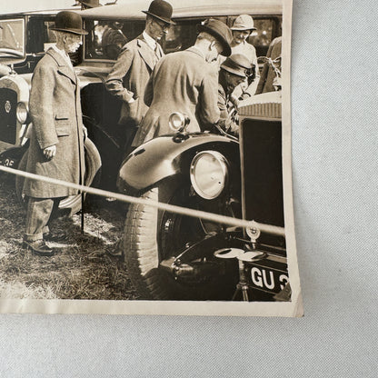 Press Photo Photograph Pegasus Club Car Rally Rallye Lawyers Race Lawyer 1933