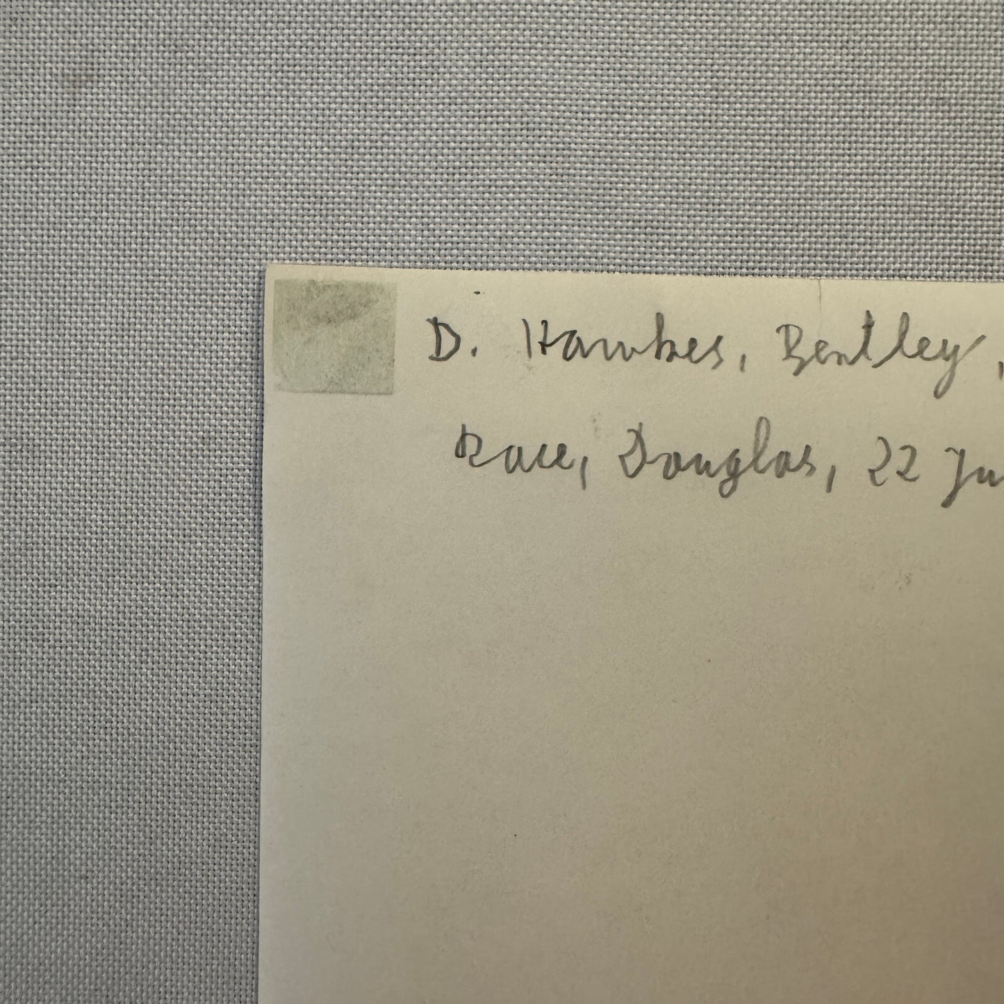 1922 Tourist Trophy TT Race Racing Photo Photograph Vintage WD Hawkes Bentley