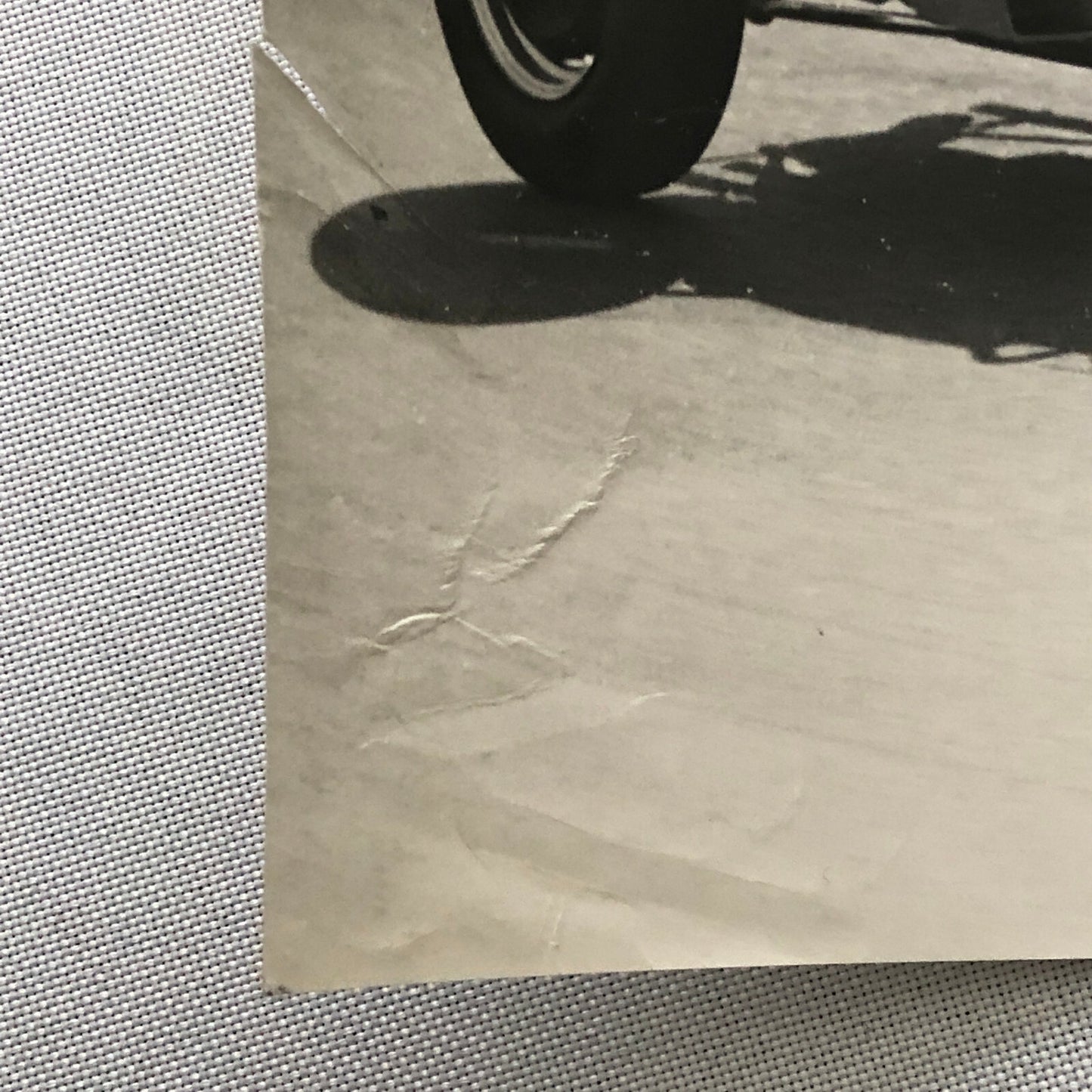 Vintage Racing Car Driver Photo Photograph Print 
