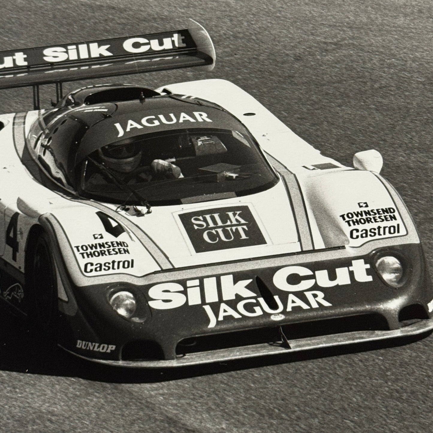 Silk Cut Jaguar XJR-8 Racing Car Photo Photograph 1987 Nurburgring 1000KM