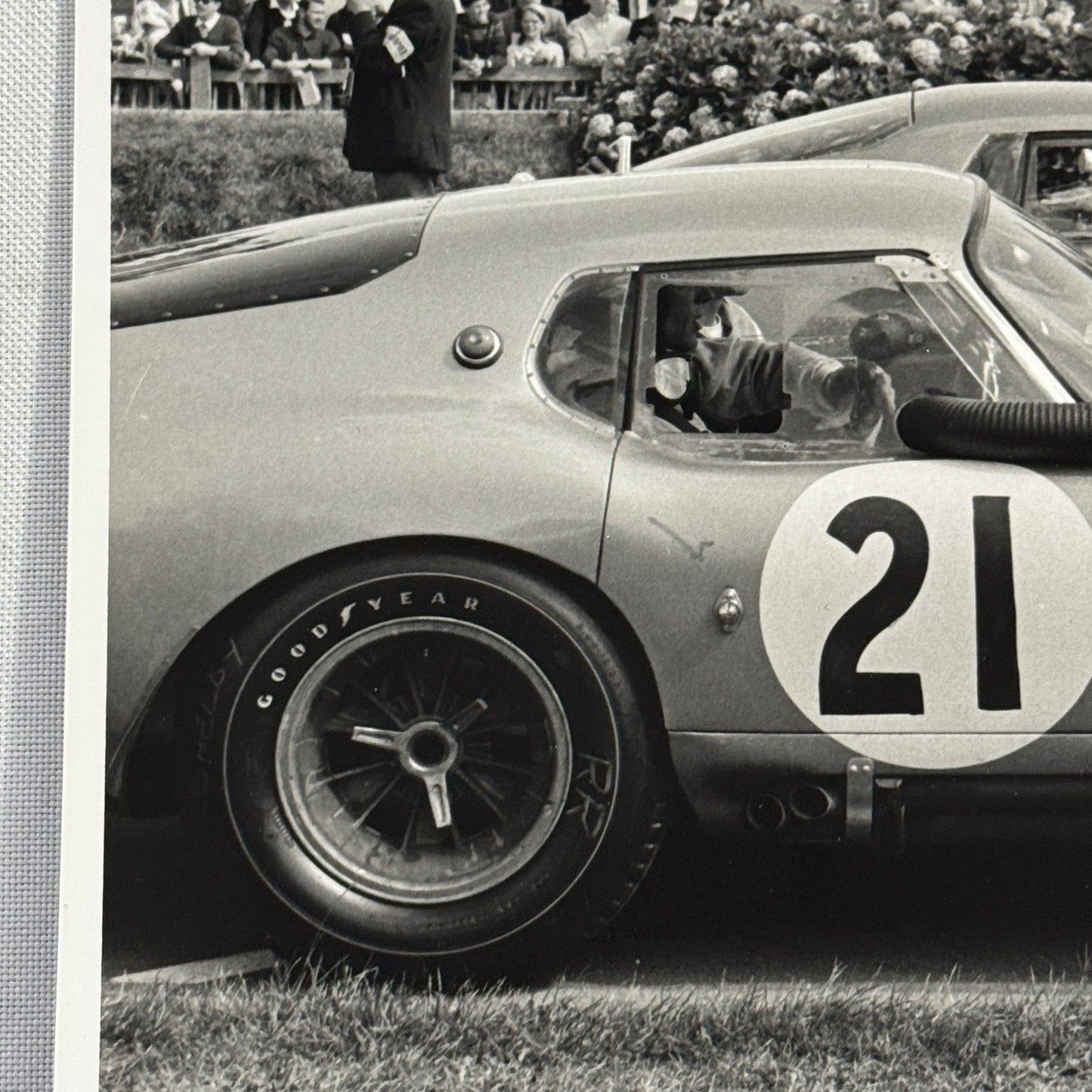 Vintage Racing Photo Photograph Dan Gurney Goodwood Cobra Daytona Modern Print
