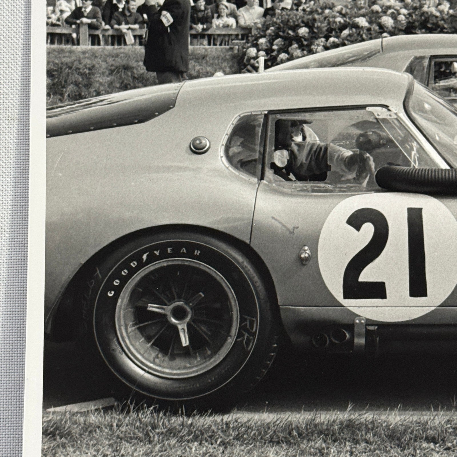 Vintage Racing Photo Photograph Dan Gurney Goodwood Cobra Daytona Modern Print