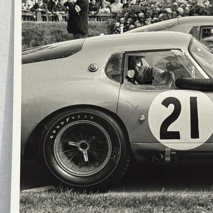 Vintage Racing Photo Photograph Dan Gurney Goodwood Cobra Daytona Modern Print