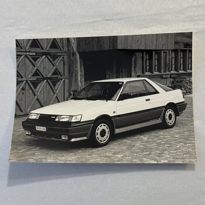 Nissan Sunny GTi 16V Coupe Car Factory Press Photo Photograph Swiss Vintage 1988