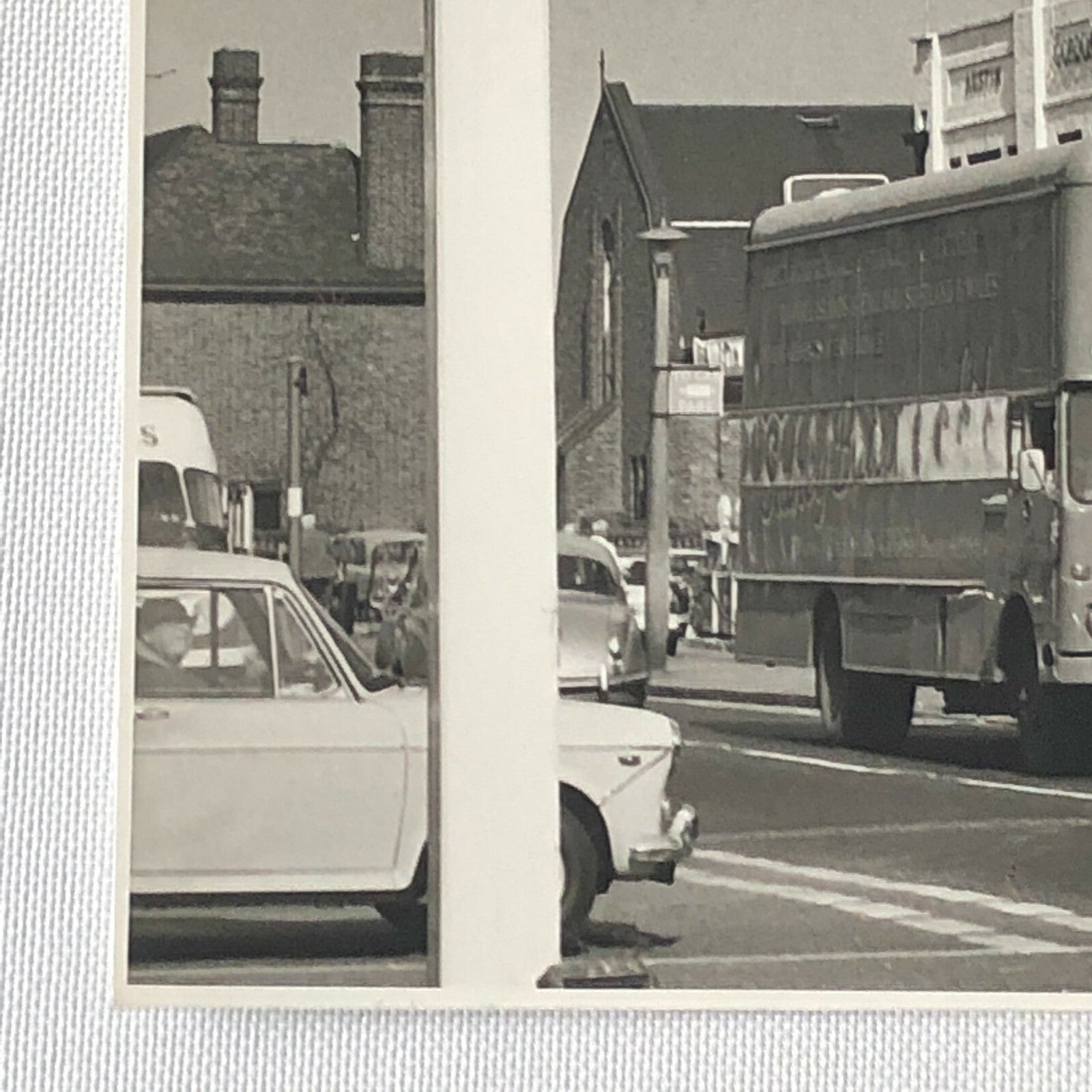 Vintage Bedford Moving Van Photo Photograph Image UK England 