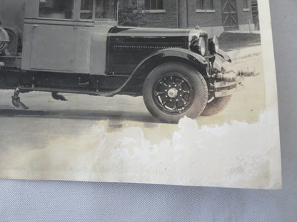 Vintage Factory Photograph Bickle Fire Engine Limited Factory Truck Welland
