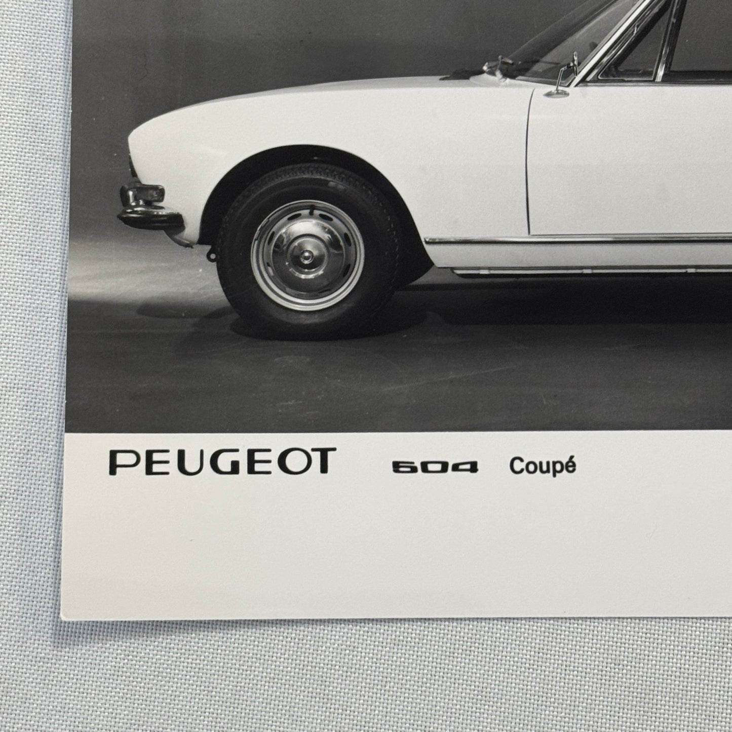 1971 Peugeot 504 Coupe Factory Press Photo Photograph Vintage