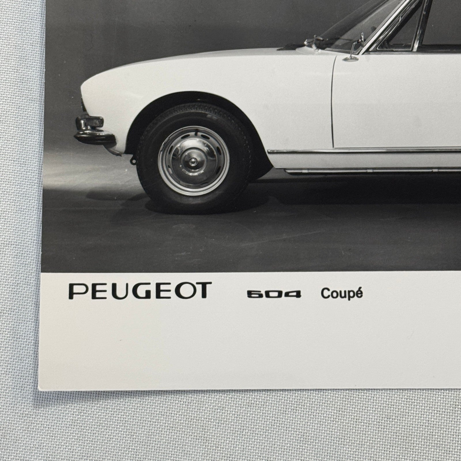 1971 Peugeot 504 Coupe Factory Press Photo Photograph Vintage