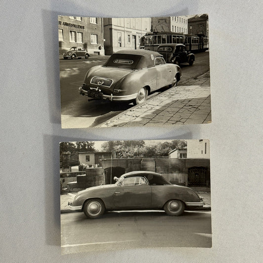 Vintage Drews Volkswagen VW Coachbuilder Coachbuilt Custom Car Photo Lot 2x