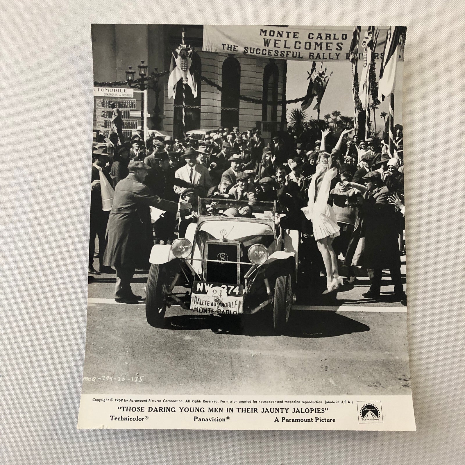 Those Daring Young Men in Their Jaunty Jalopies 1959 Movie Film Press Photo