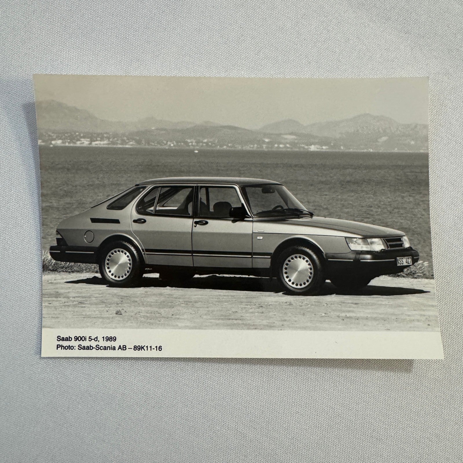 1989 Saab 900i 5 Door Car Automobile Factory Press Photo Photograph Saab 900 i