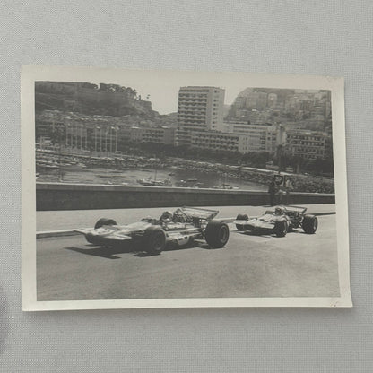 Vintage Racing Photo 1970 Monaco Grand Prix Race Photograph Print
