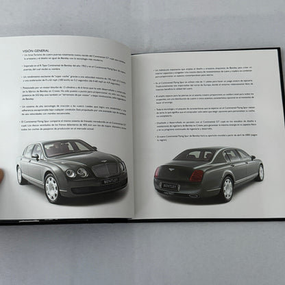 Bentley Continental Flying Spur Car Press Kit Brochure Book with CD SPANISH