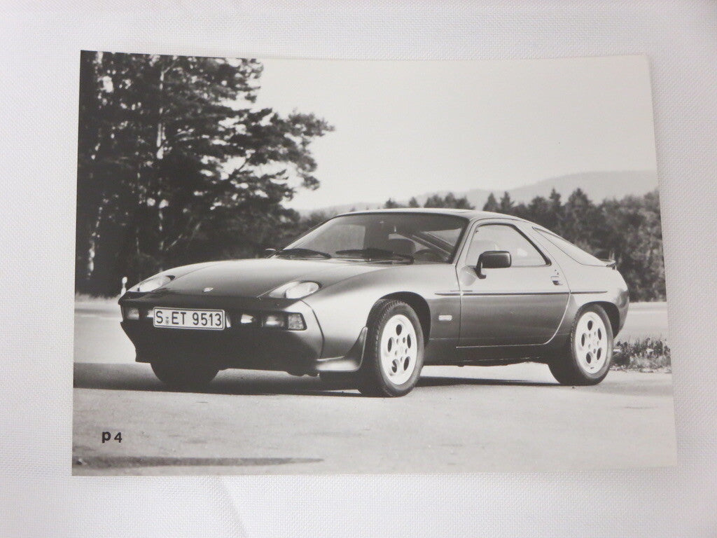 Porsche 928 Factory Press Photograph Photo Image Picture - Authentic 1980s