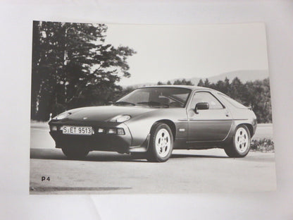 Porsche 928 Factory Press Photograph Photo Image Picture - Authentic 1980s