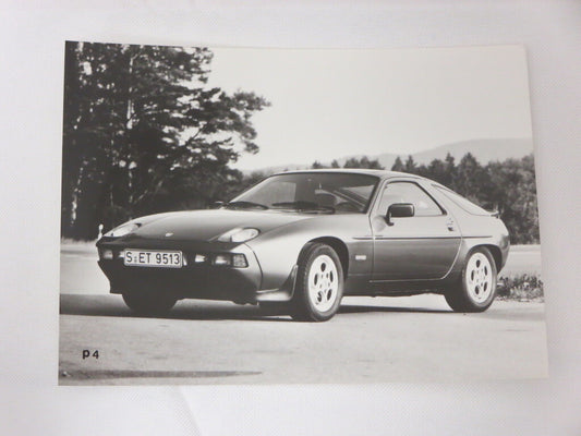 Porsche 928 Factory Press Photograph Photo Image Picture - Authentic 1980s