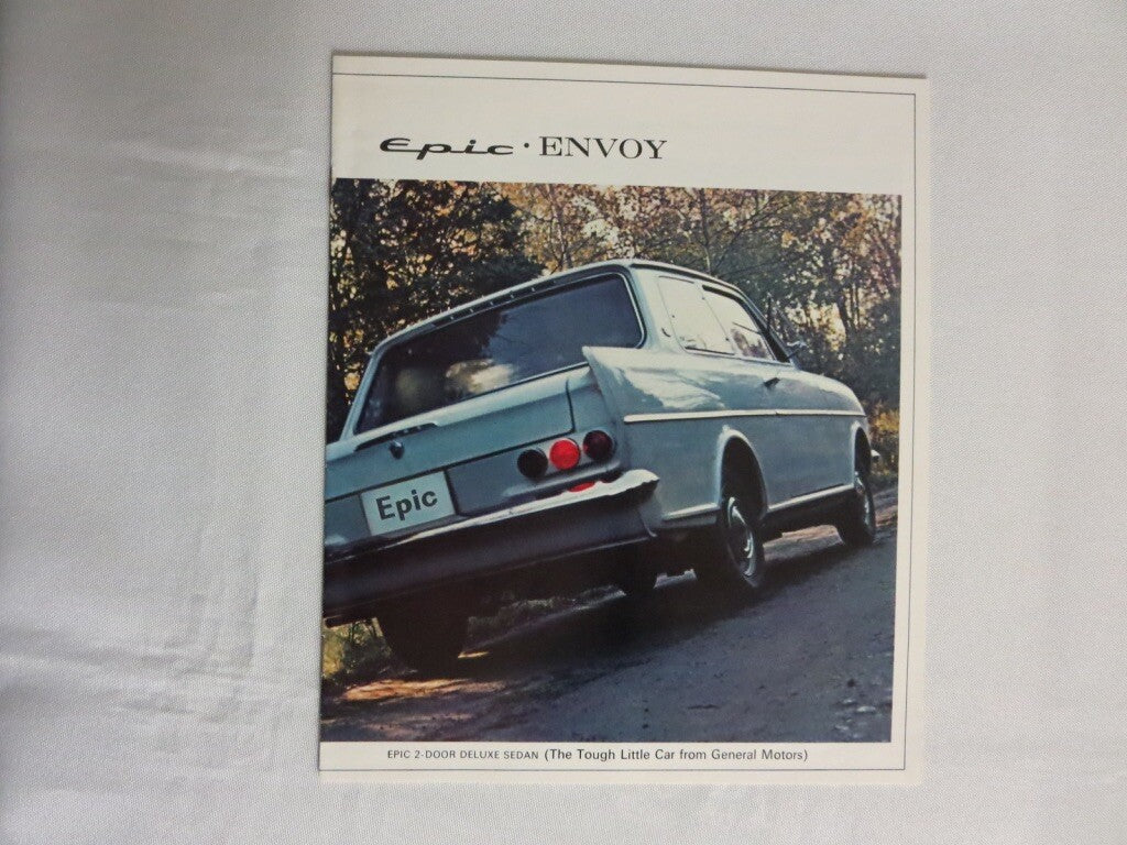 1960s General Motors of Canada Epic & Envoy Sales Brochure Advertising 