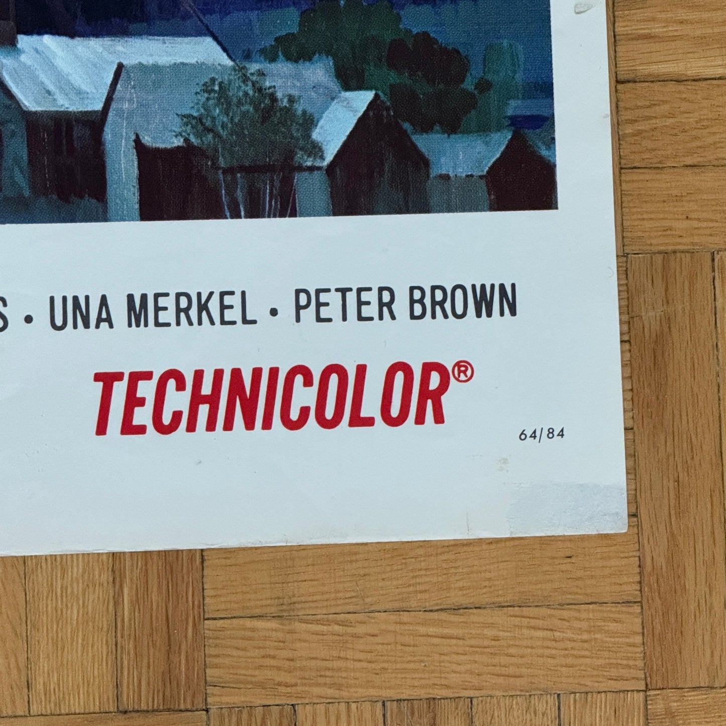 Vintage Disney Movie Poster A Tiger Walks 1964 Walt Disney Film