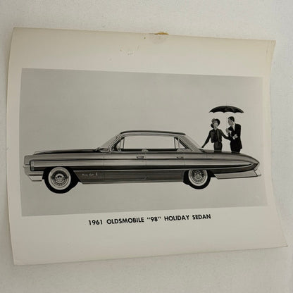 1961 Oldsmobile 98 Holiday Sedan Car Photo Photograph Ninety Eight