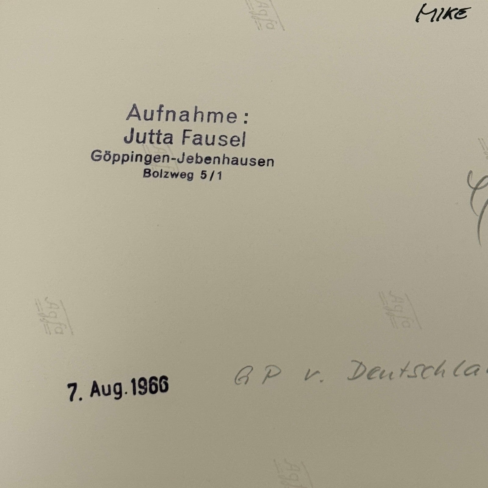 Vintage Racing Photo Mike Spence 1966 German Grand Prix Race Motorsport