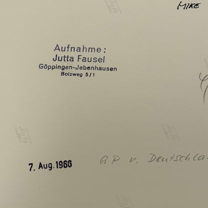 Vintage Racing Photo Mike Spence 1966 German Grand Prix Race Motorsport