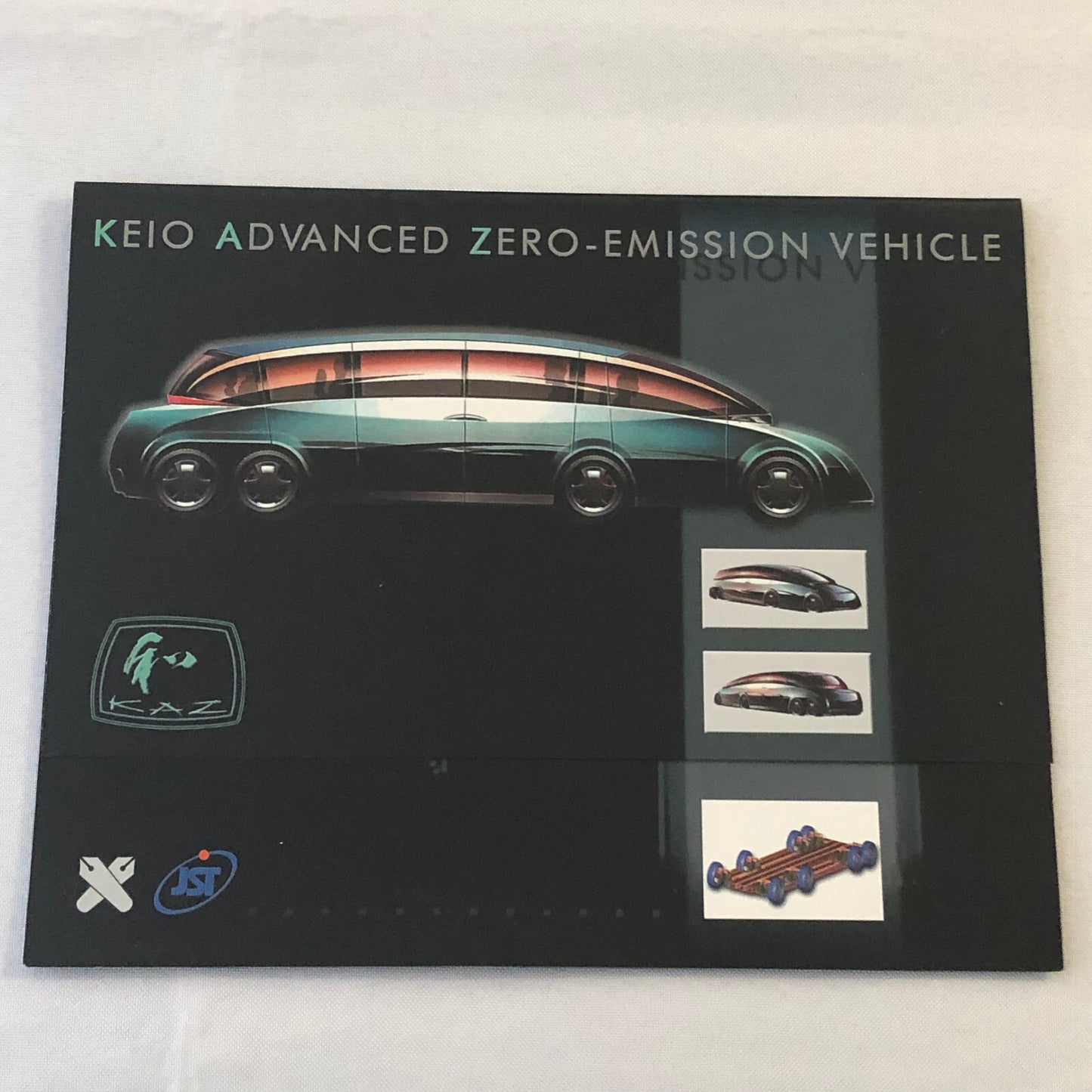 KEIO University Japan Electric Concept Car KAZ Press Kit Photo 35mm slides +