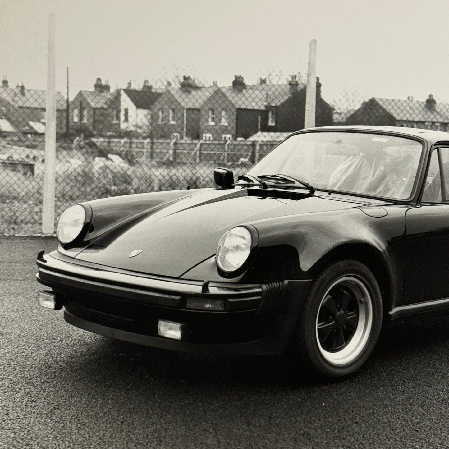 Porsche 911 Car Factory Press Photo Photograph Vintage Turbo ?