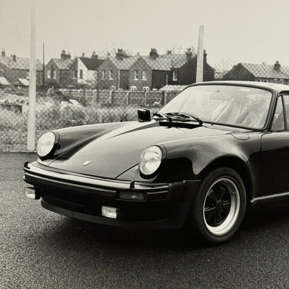 Porsche 911 Car Factory Press Photo Photograph Vintage Turbo ?