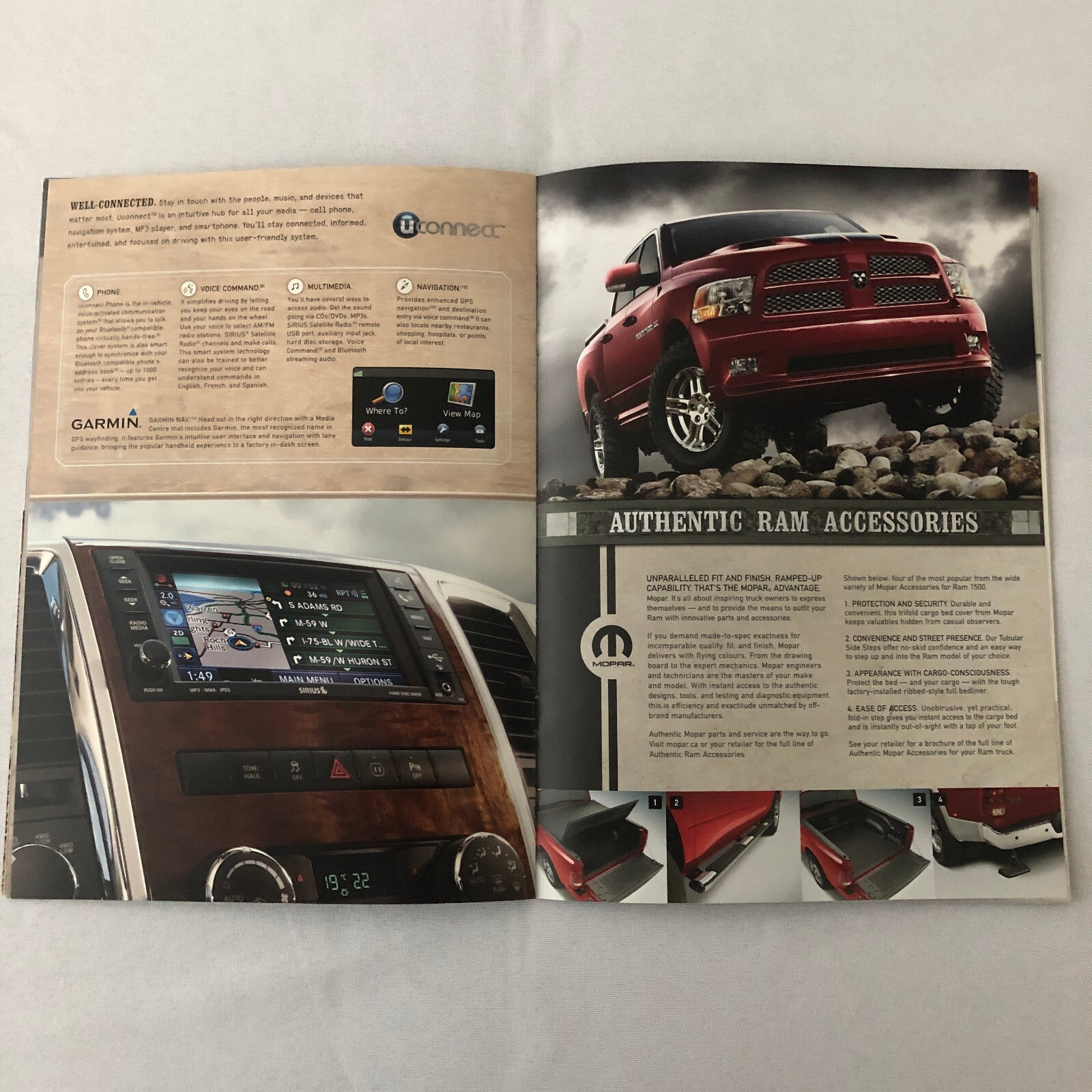 2012 Dodge Ram Pickup Truck Sales Brochure Catalog Big Horn Outdoorsman Laramie 