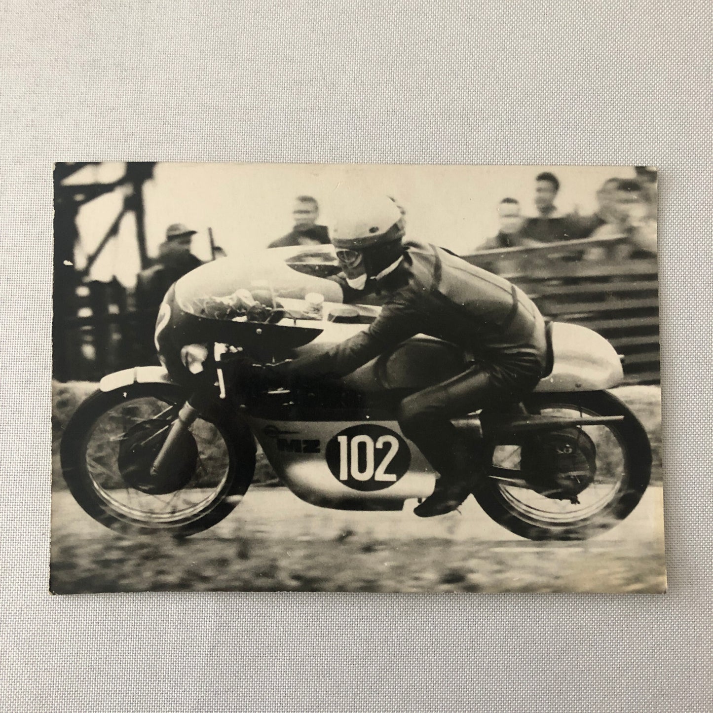 Vintage Motorcycle Racing Photo Photograph Print Germany