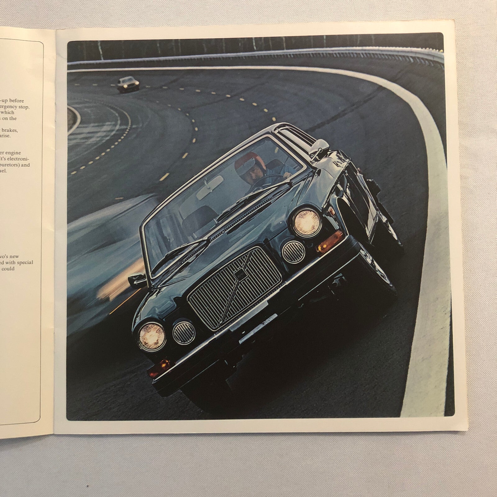 Vintage Volvo 164E Car Automobile Sales Brochure Volvo 164 E