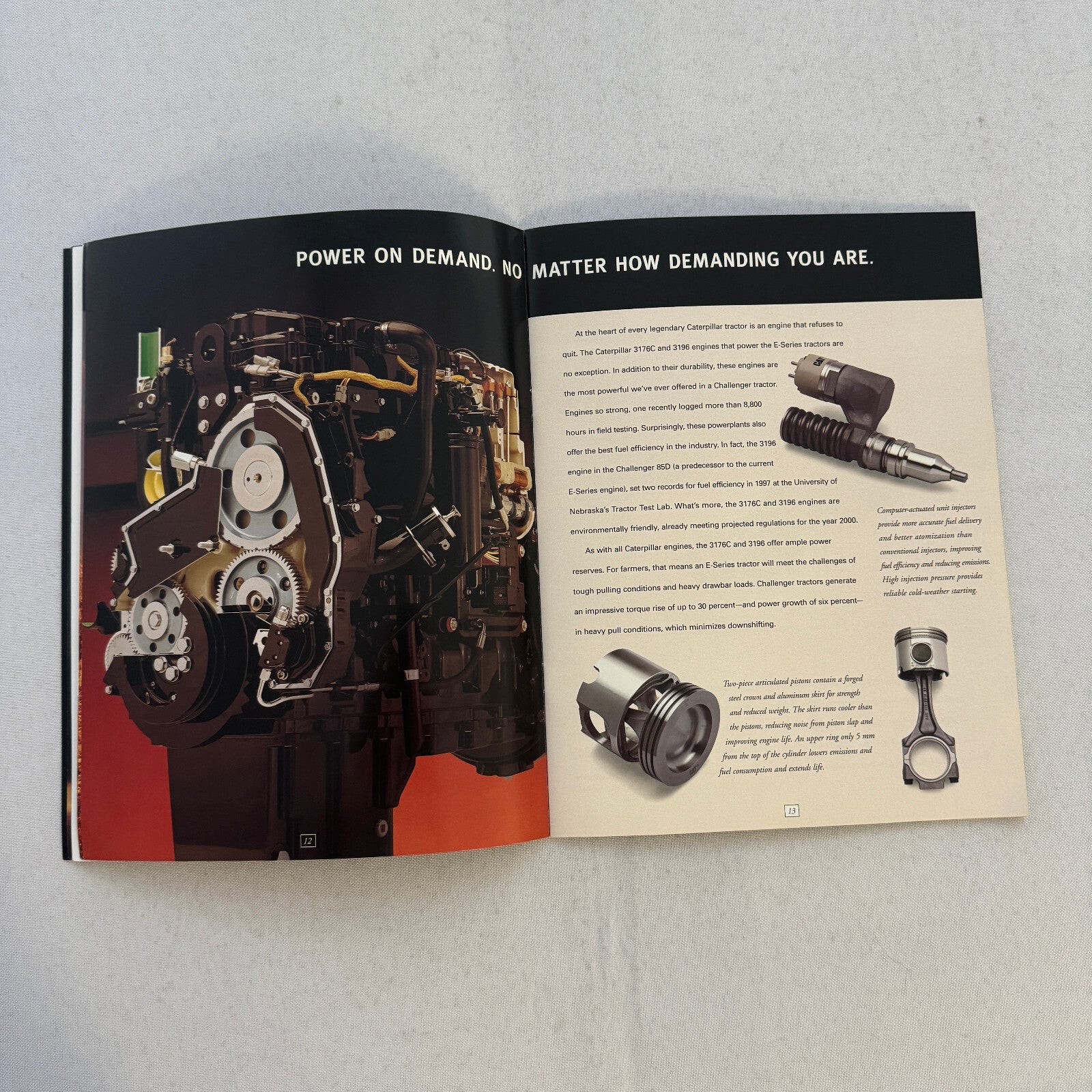 Caterpillar Challenger Tractor Construction Equipment Brochure Catalog 95E 85E +