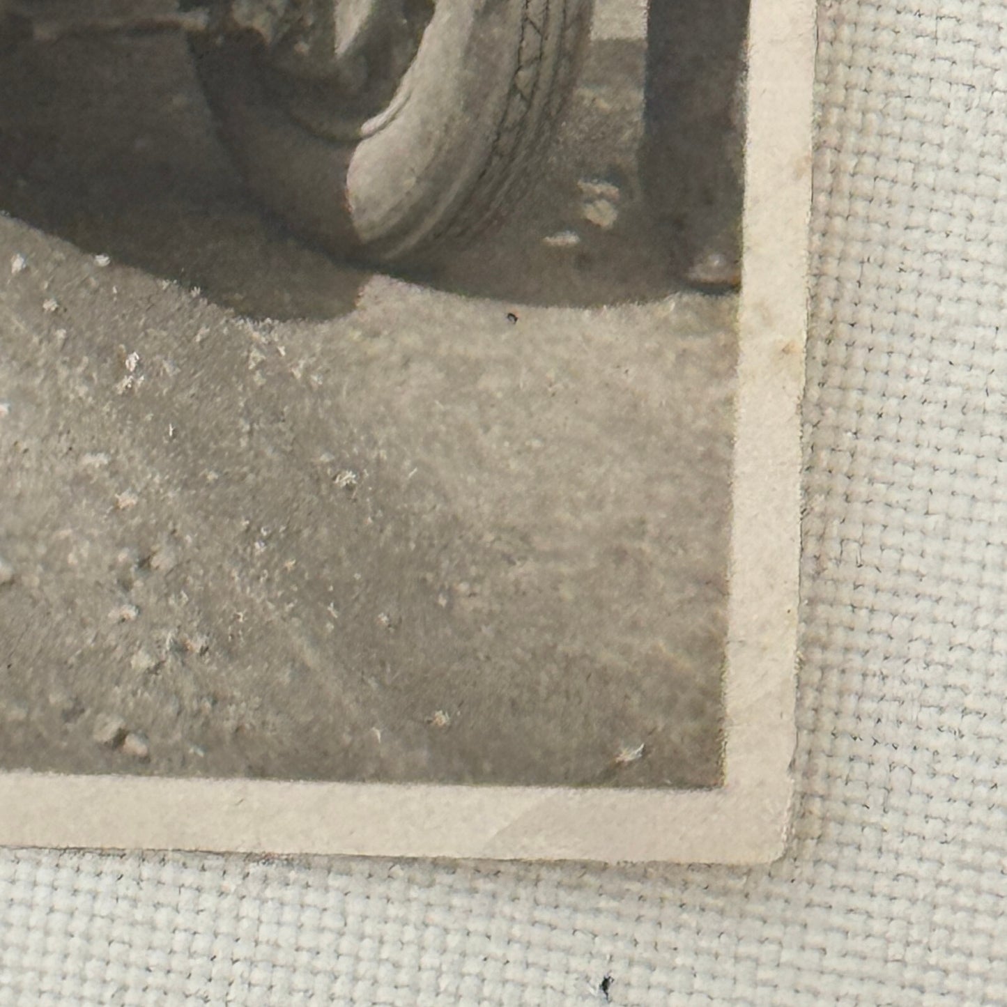 Vintage Photo Photograph Print Men with Early Automobile Antique