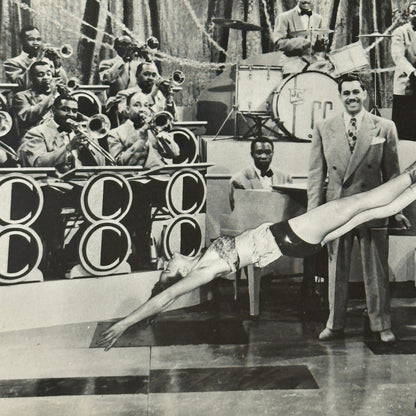 Vintage Circus Rollerskating Roller Skate Performer Big Band Photo Photograph