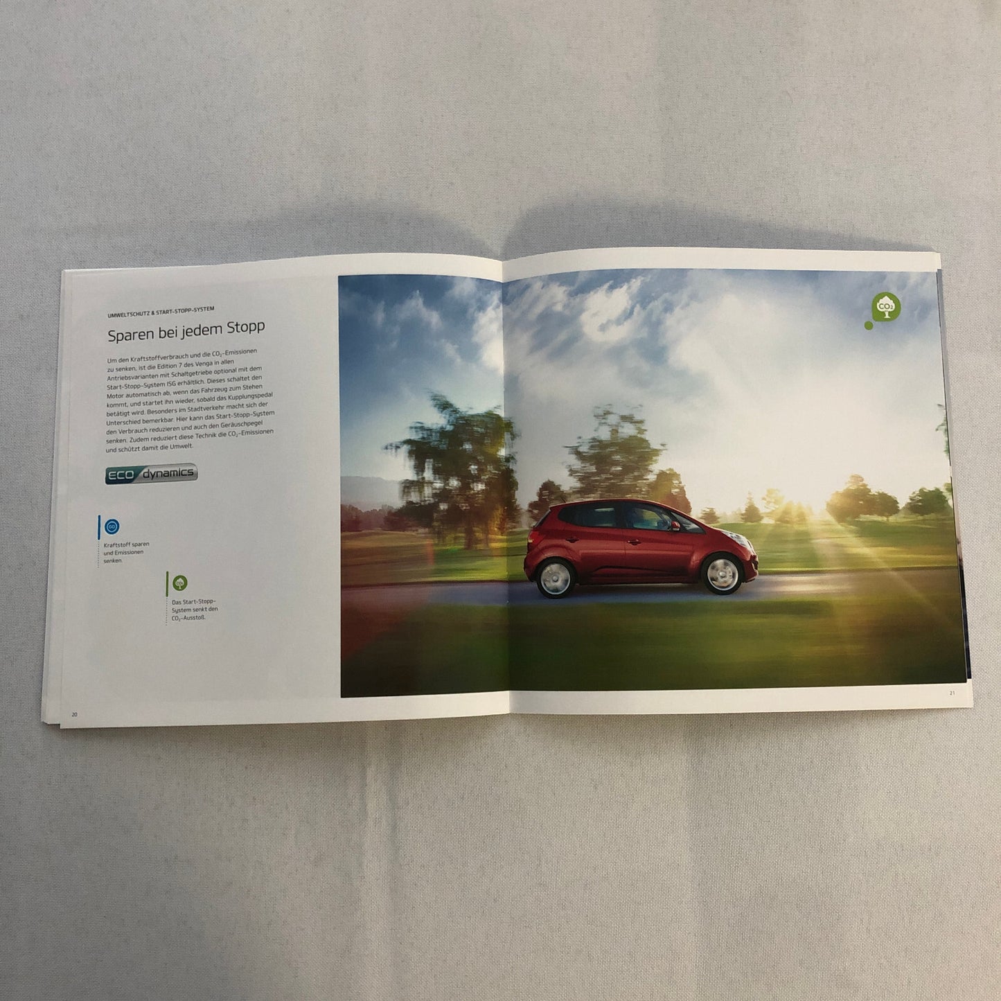 2014 Kia Venga Car Sales Brochure Catalog with Price List GERMAN Market